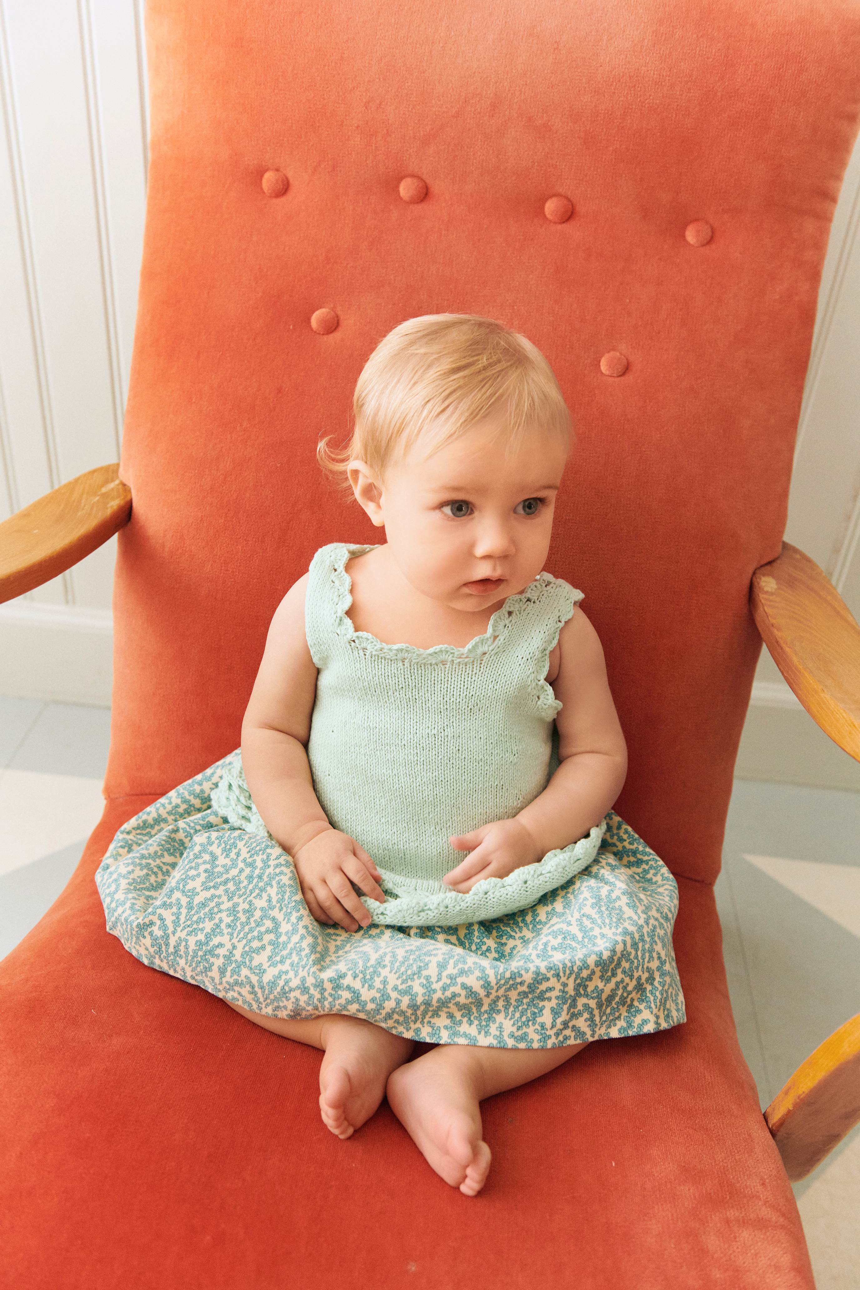 Sandnes Rosette Top, Bloomer & Pants  Baby 2603_07 (27 m st 3) - 6