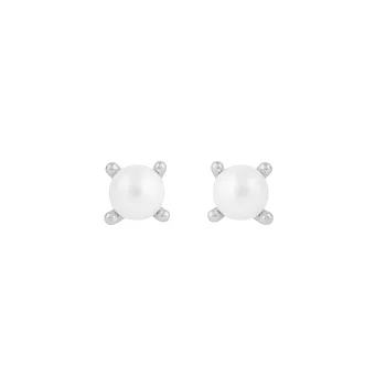 Snö Of Sweden Lucy Pearl Ear Silverpläterad