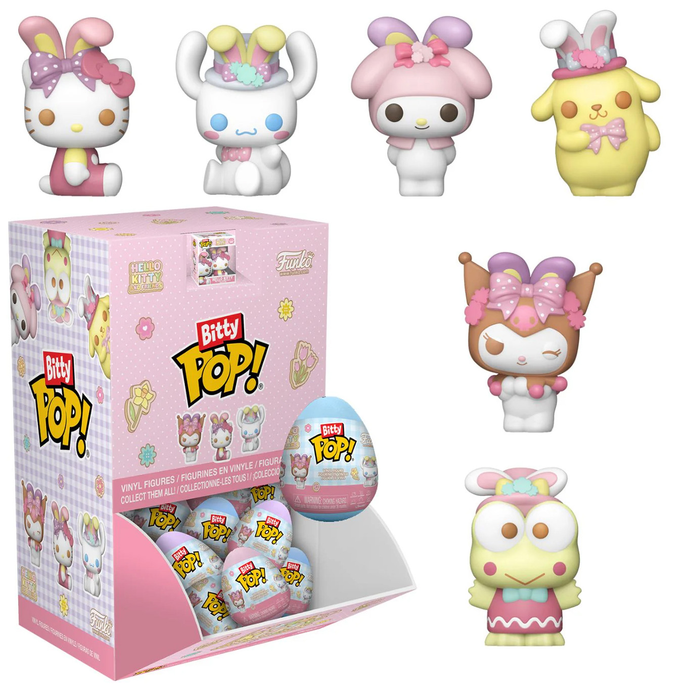 Funko Mystery Bitty Pop! Hello Kitty and Friends Påskägg - Mini Vinyl Figurer - 6