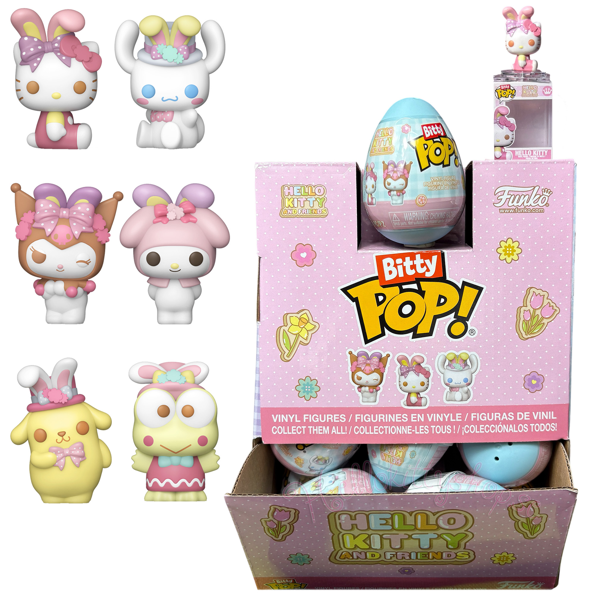 Funko Mystery Bitty Pop! Hello Kitty and Friends Påskägg - Mini Vinyl Figurer