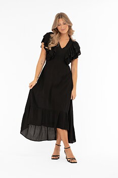  Empire Dress,  Black - Capri Collection