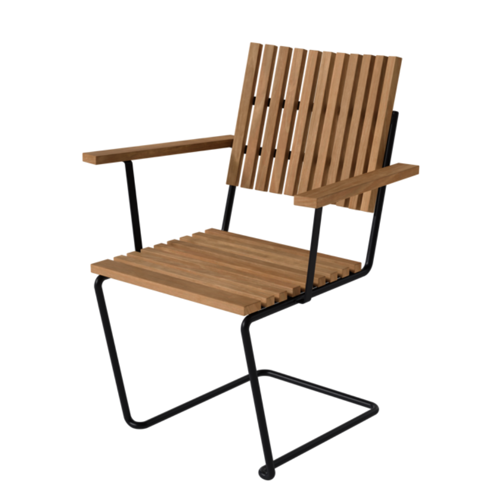Bovik teak armchair - Grythyttans stålmöbler - 9