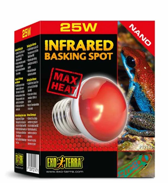 Infraröd Värmelampa Nano 25W E27 Exoterra