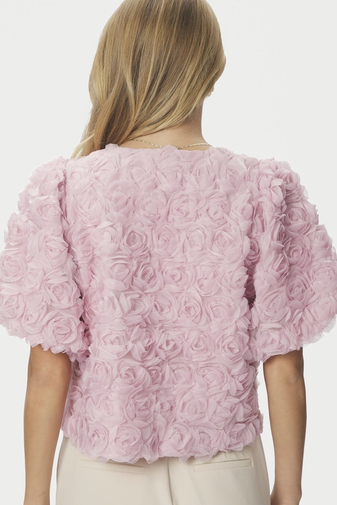 Neo Noir - Aisa Flower Blouse Rose - 3