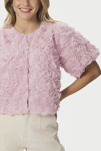 Neo Noir - Aisa Flower Blouse Rose