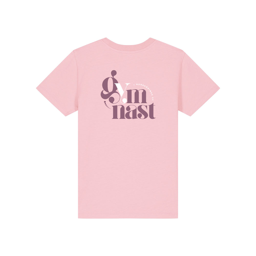 Kids T-shirt Gymnast Cotton Pink - 2