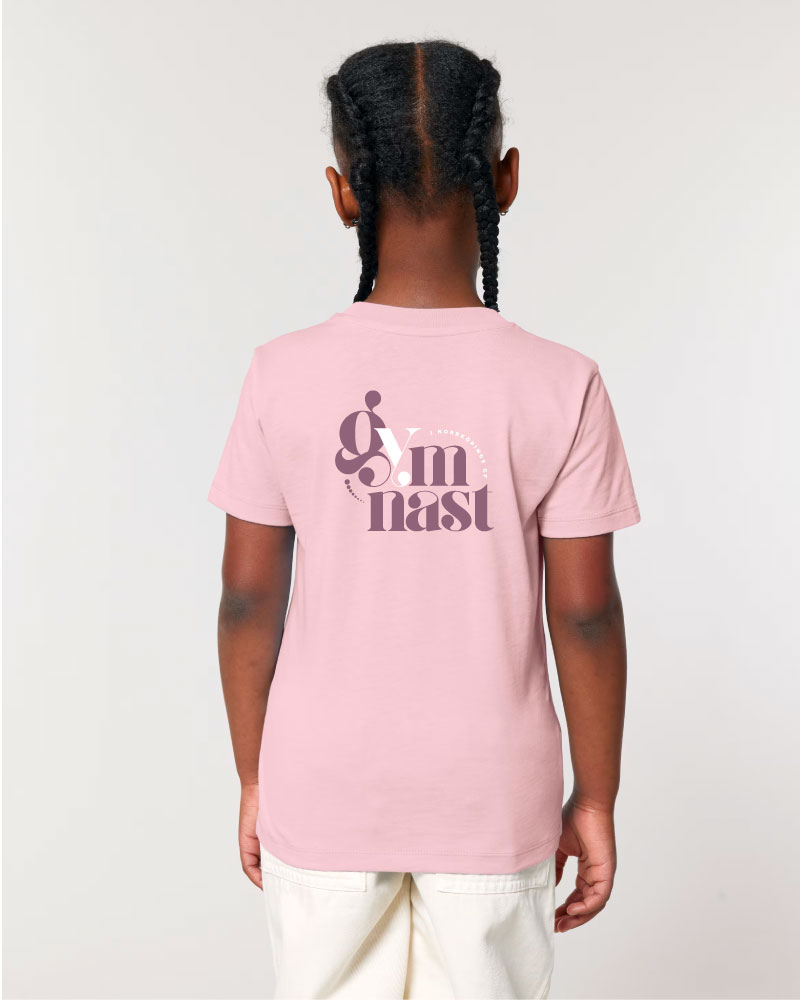 Kids T-shirt Gymnast Cotton Pink