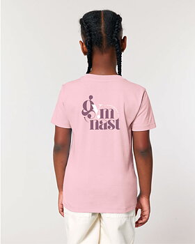 Kids T-shirt Gymnast Cotton Pink