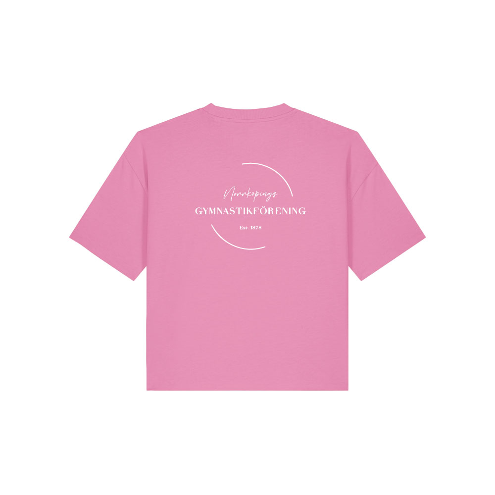 Women's Boxy T-shirt Bubble pink - 3