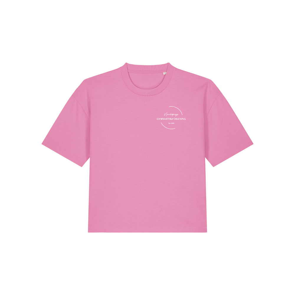 Women's Boxy T-shirt Bubble pink - 2