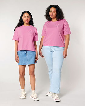 Women's Boxy T-shirt Bubble pink