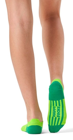 Happy Socks Green Extra Cool No Show Sock - 3