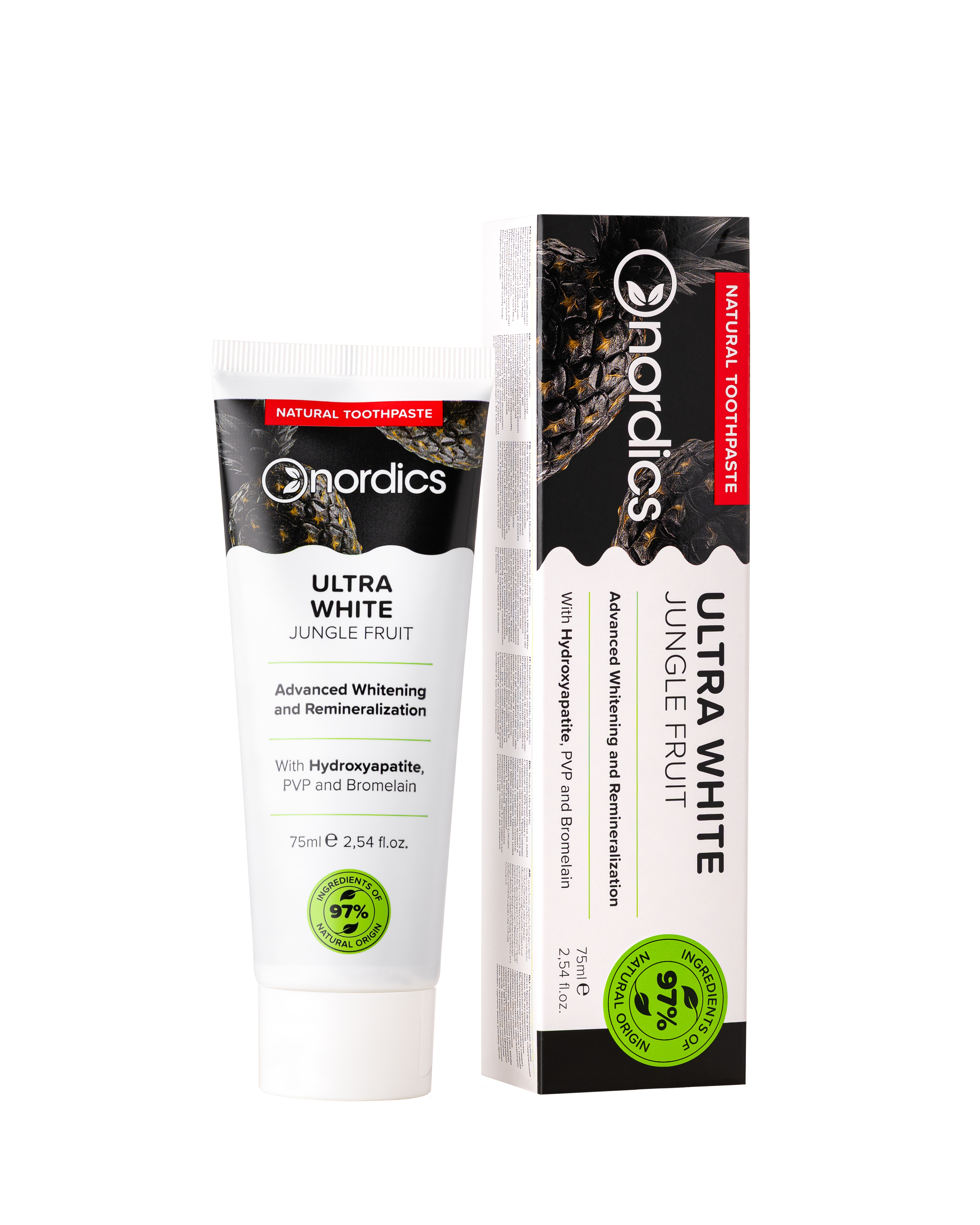 Remineralization toothpaste Nordics Ultra White