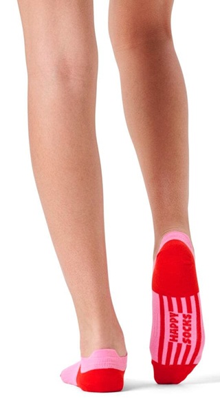 Happy Socks Pink Extra Cool No Show Sock - 3