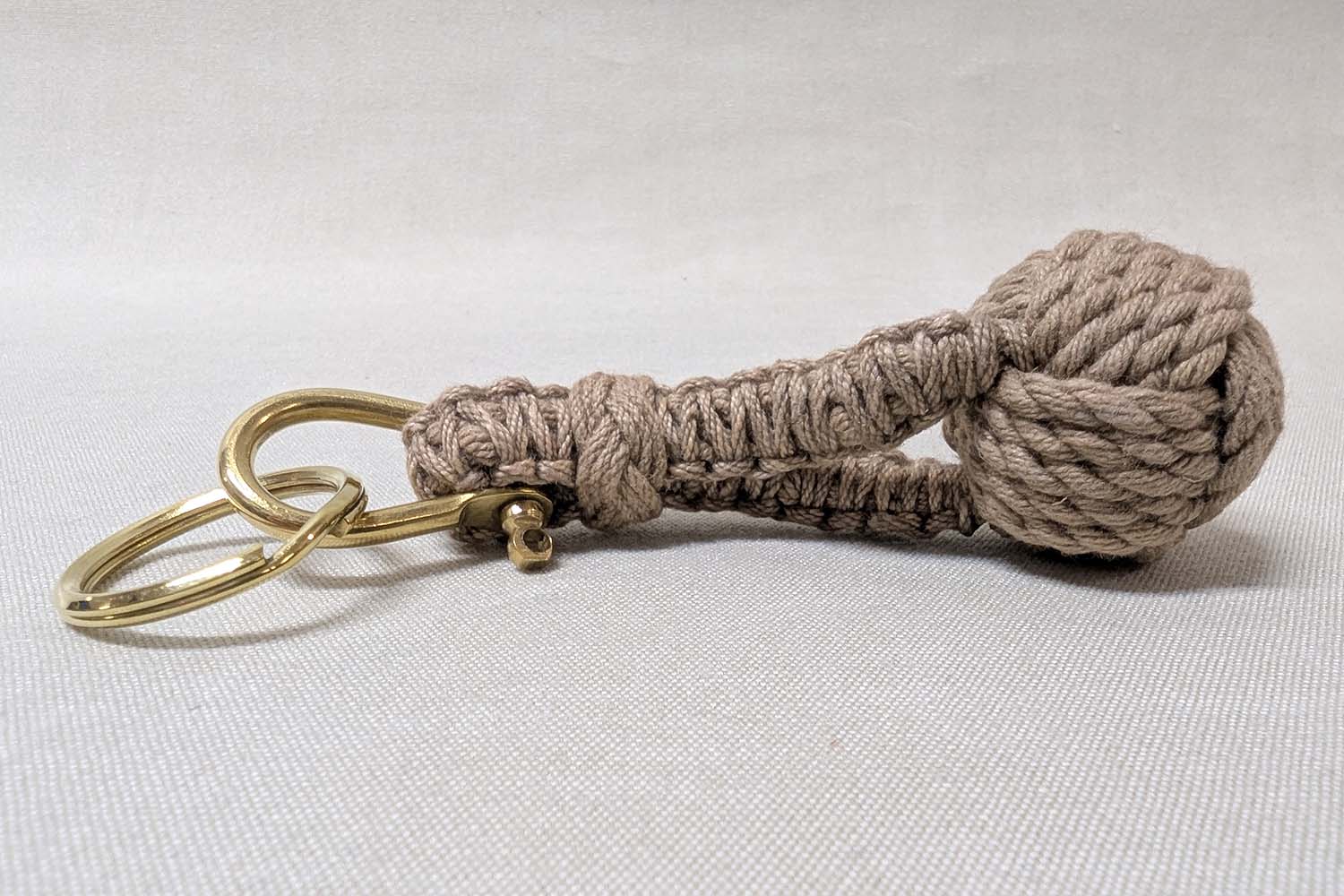 Monkey fist keychain 12 cm - 2