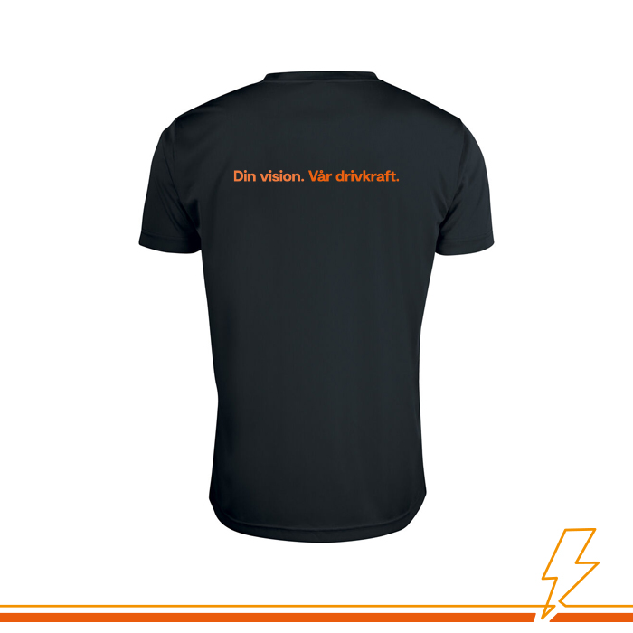 Elinstallera T-shirt funktion - Svart ink. tryck - 2