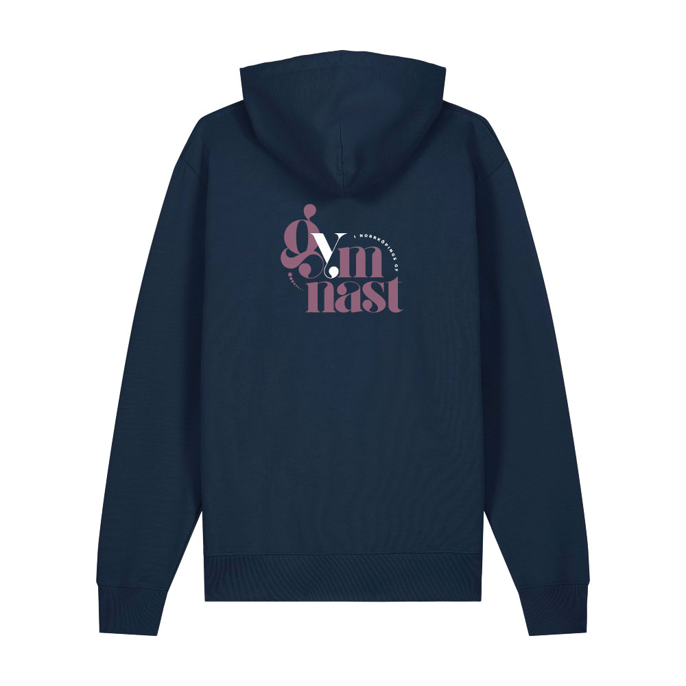 Unisex Hoodie Gymnast Navy - 2