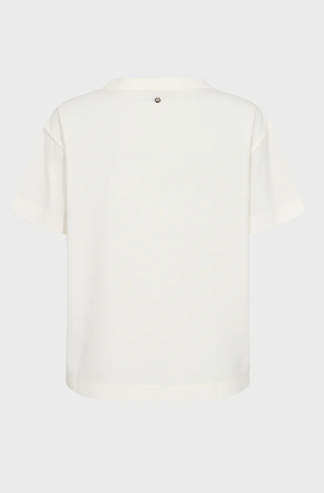 MMFlowish O-SS Tee - Ecru - Mos Mosh