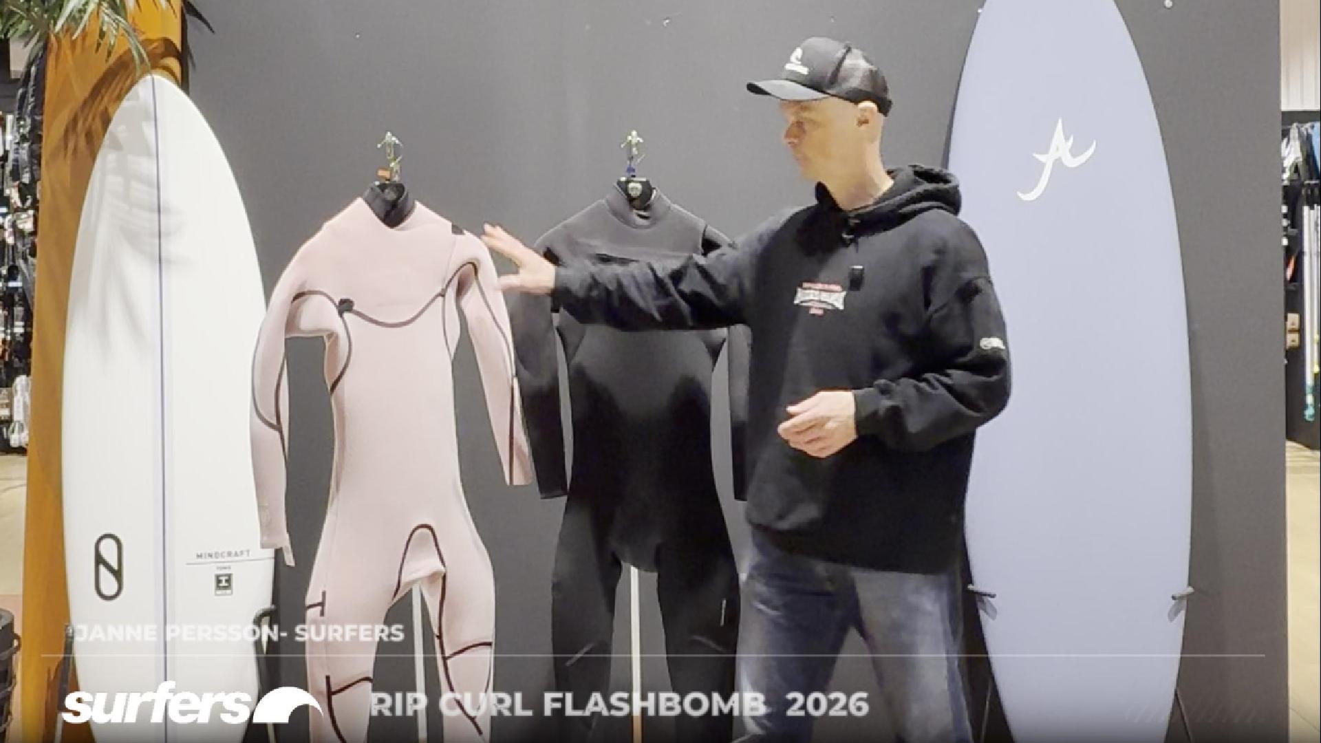 Rip Curls våtdräktsserie Flashbomb och Fusion 2026 - 2