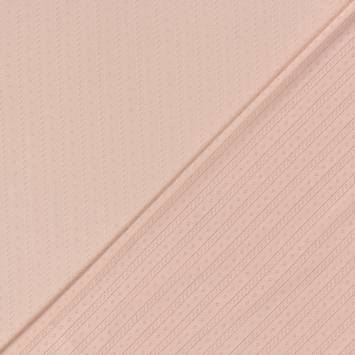 POINTELLE STRIPE N DOTS - PALE OLD PINK - 4
