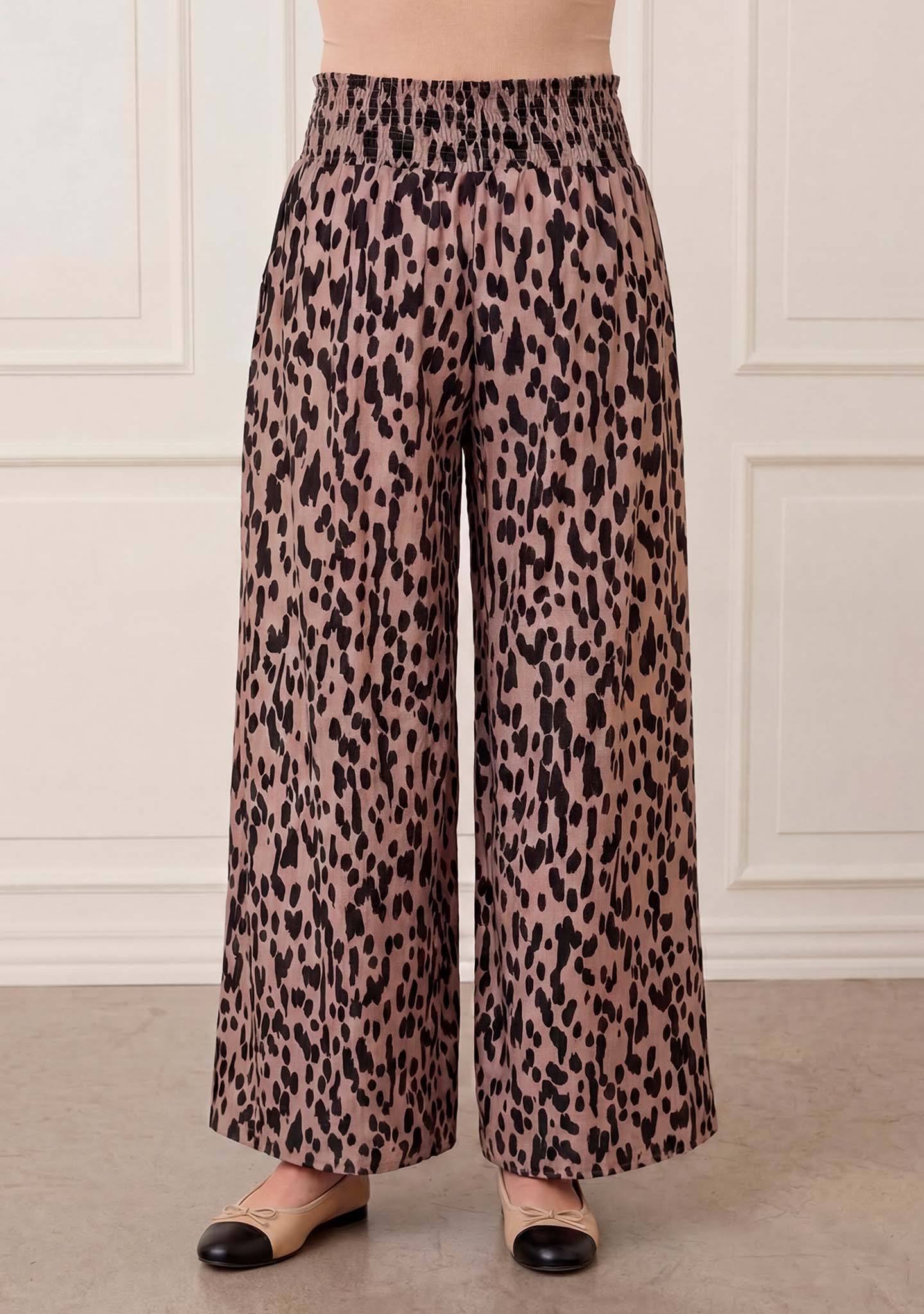 Ane Smock Pant - Black Drops - Isay