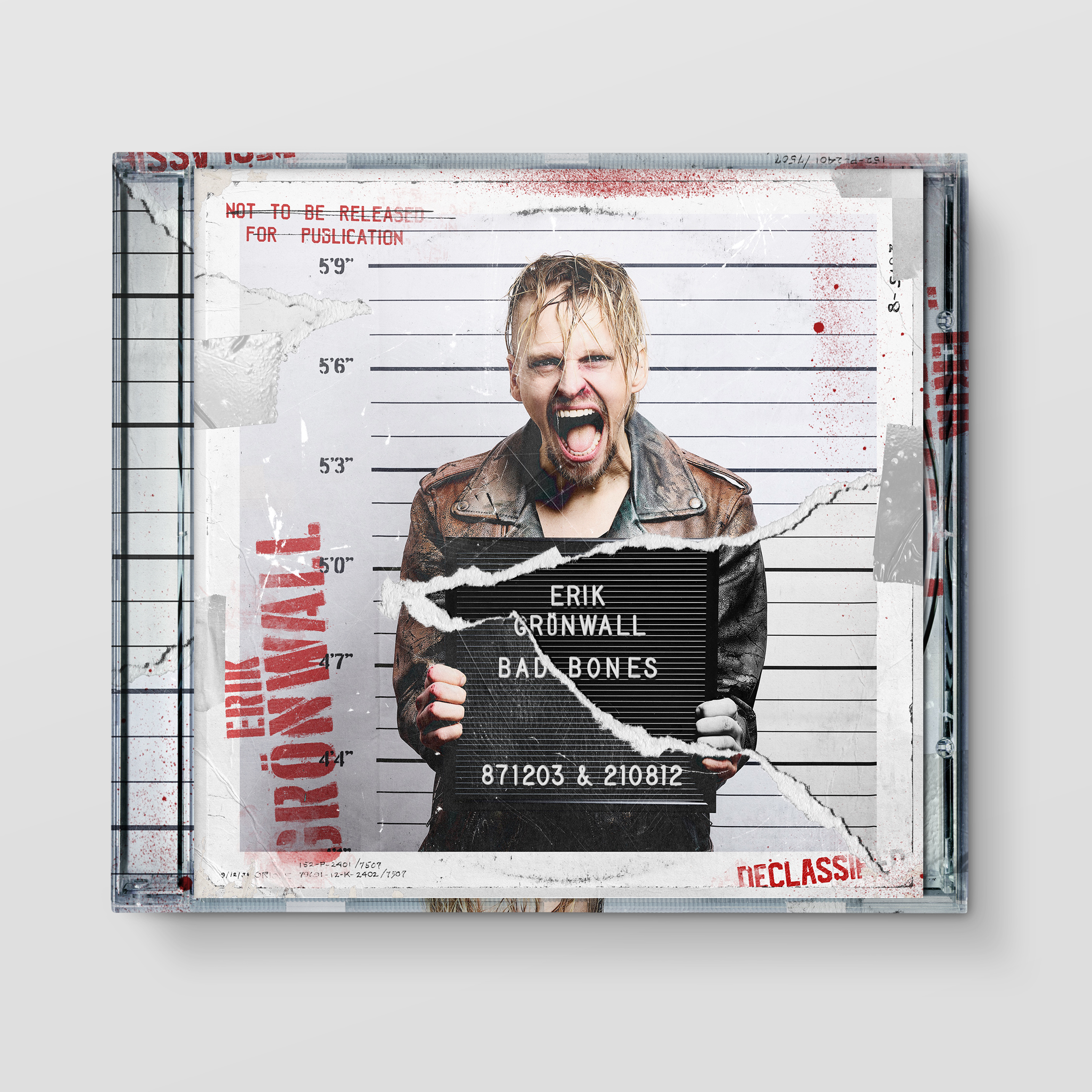 ERIK GRÖNWALL - BAD BONES (CD) SIGNED! - 2