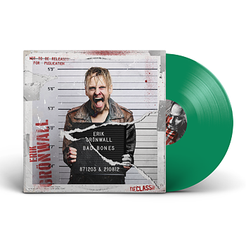 ERIK GRÖNWALL - BAD BONES (GREEN VINYL LP) SIGNED!