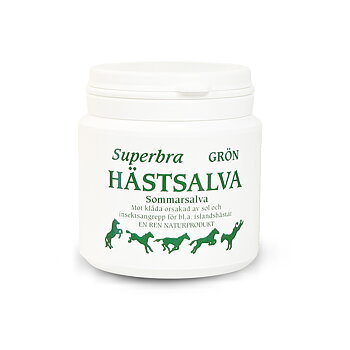 Jennys salvor - Superbra Hästsalva Grön - Sommarsalva
