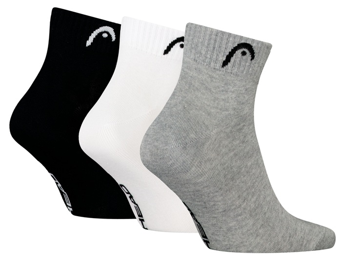 3-Pack Head All Sports Training Quarter Socks - 2