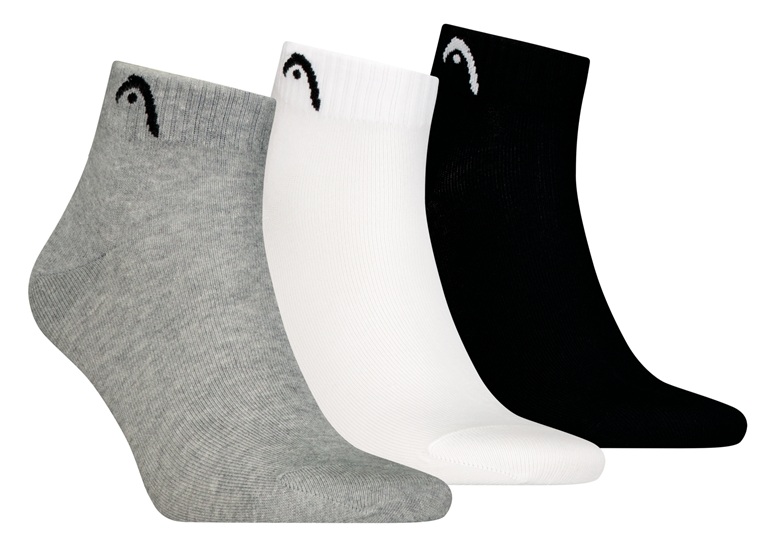 3-Pack Head All Sports Training Quarter Socks