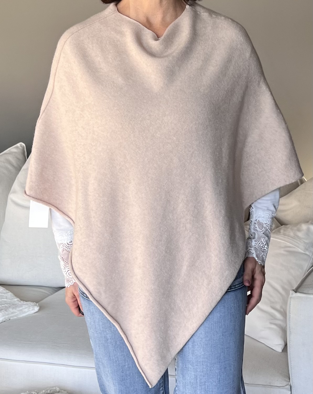 Train of Trend Poncho Beige