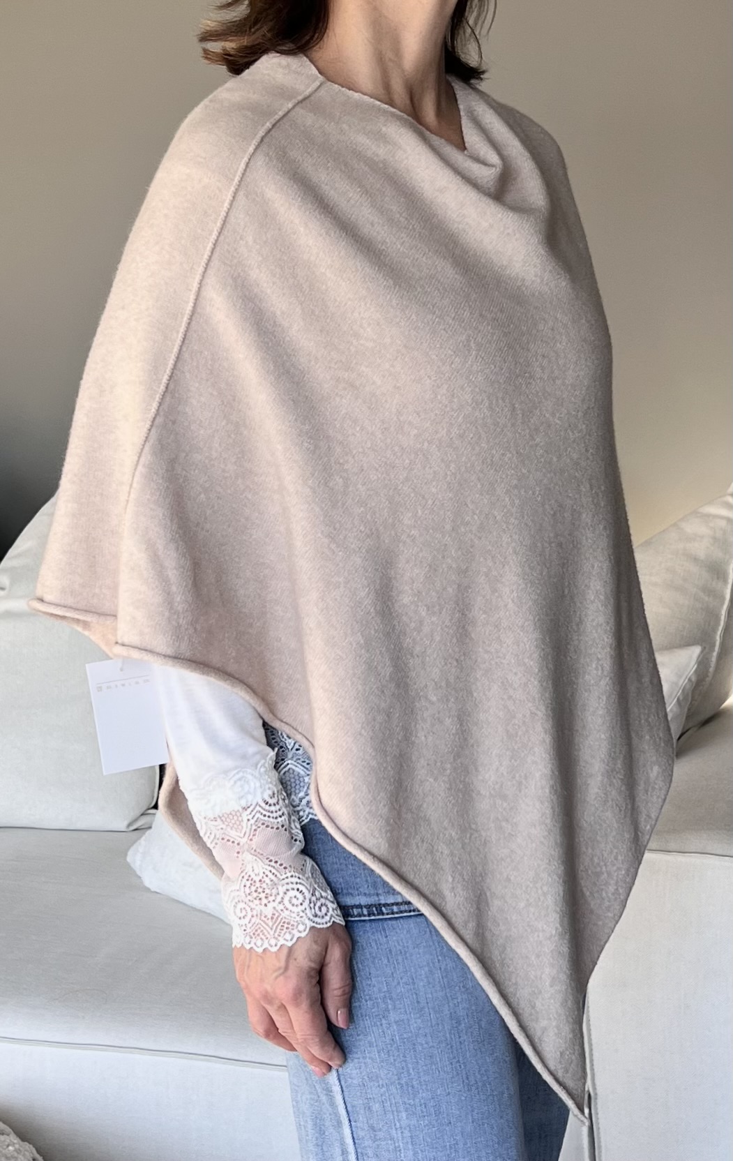 Train of Trend Poncho Beige - 6