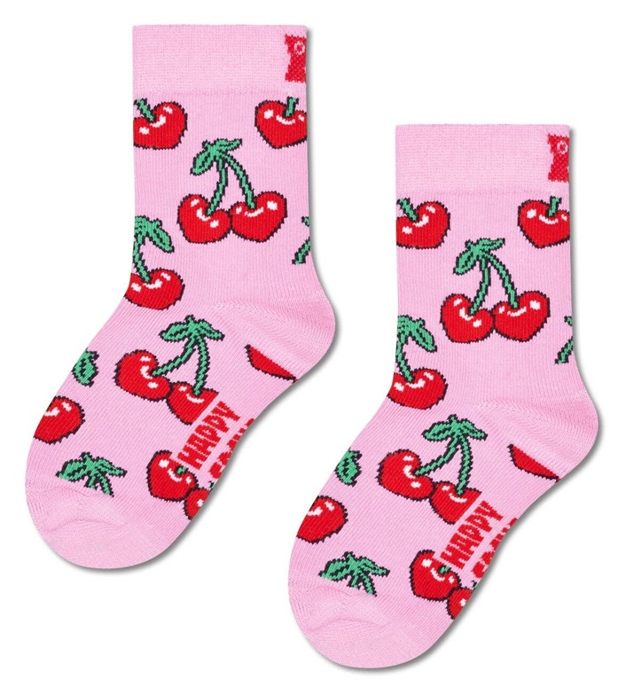 Happy Socks Kids Cherry Heart Sock