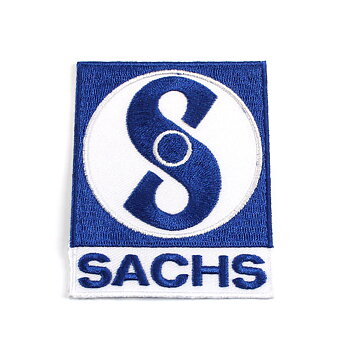 Broderet Sachs-badge 60 x 75 mm