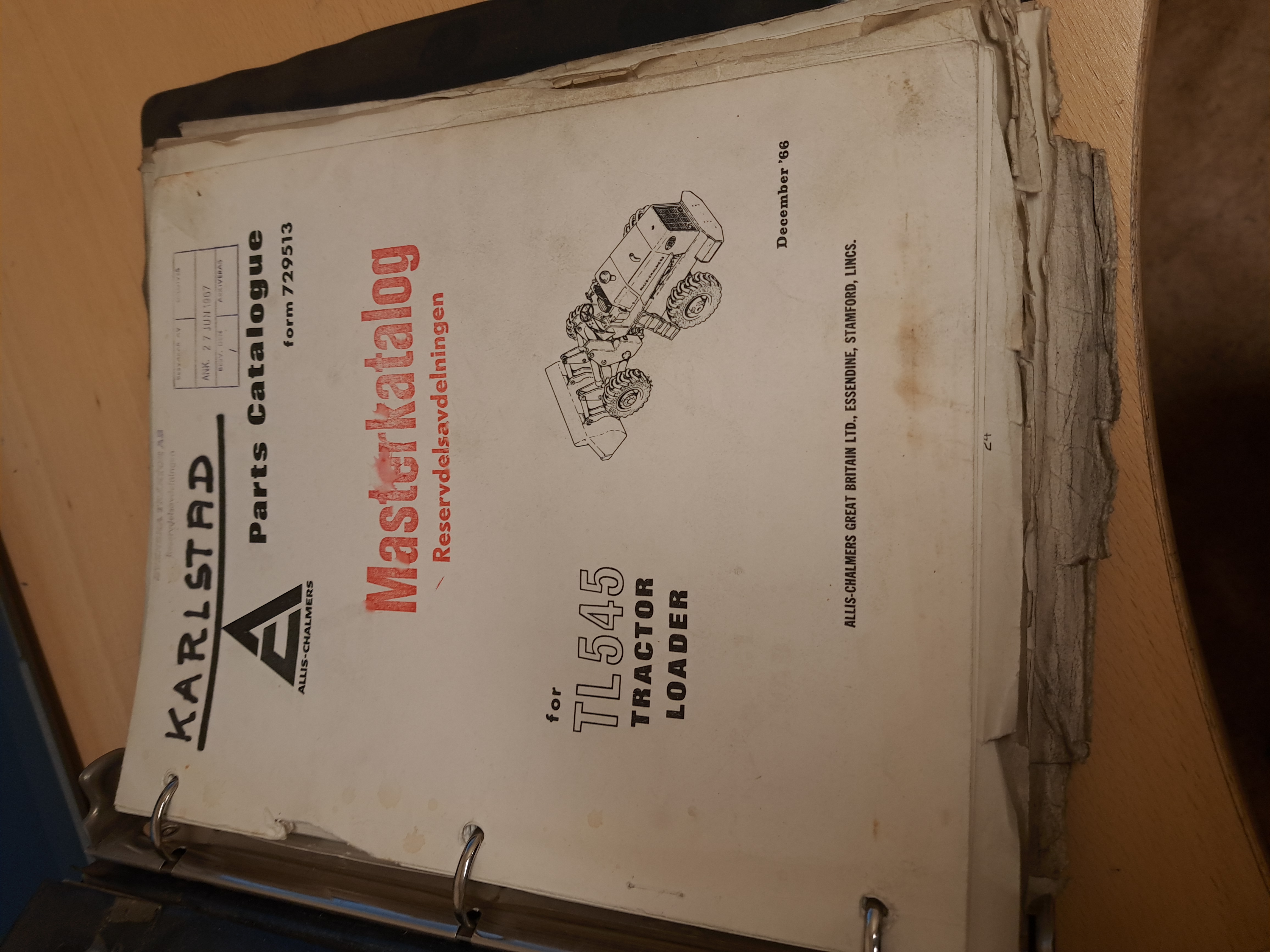 Parts catalogue