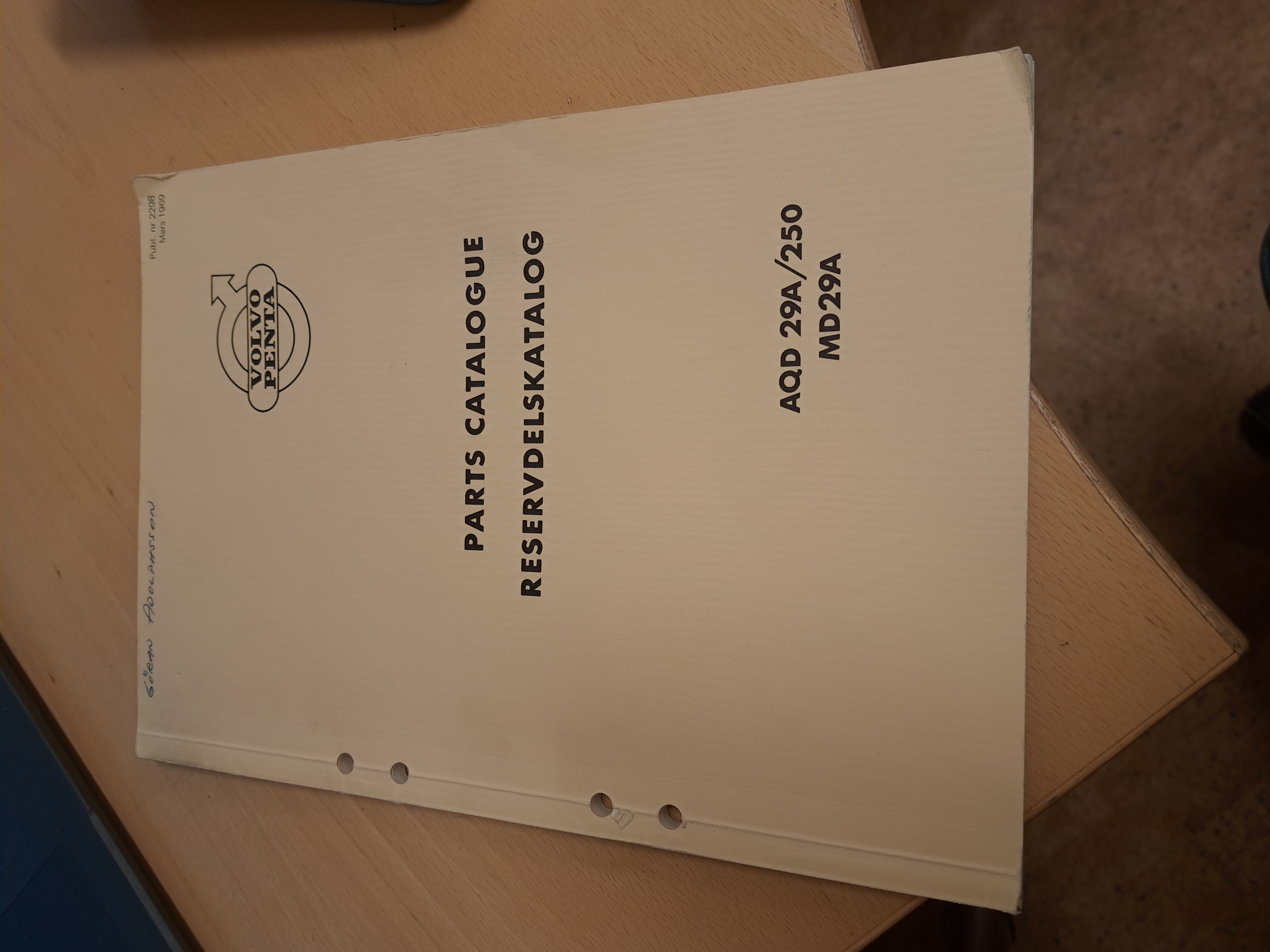 Parts catalogue