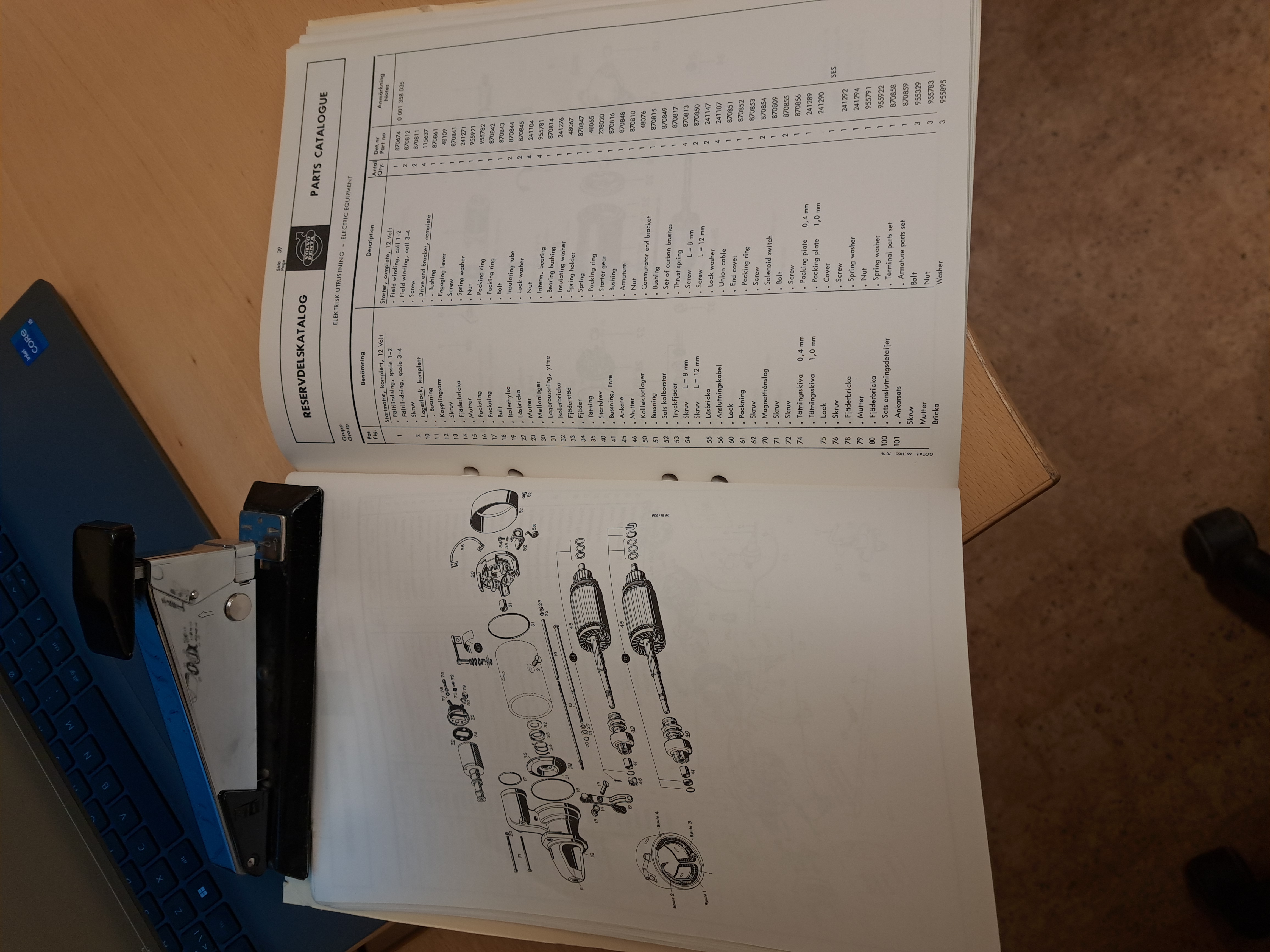 Parts catalogue - 2