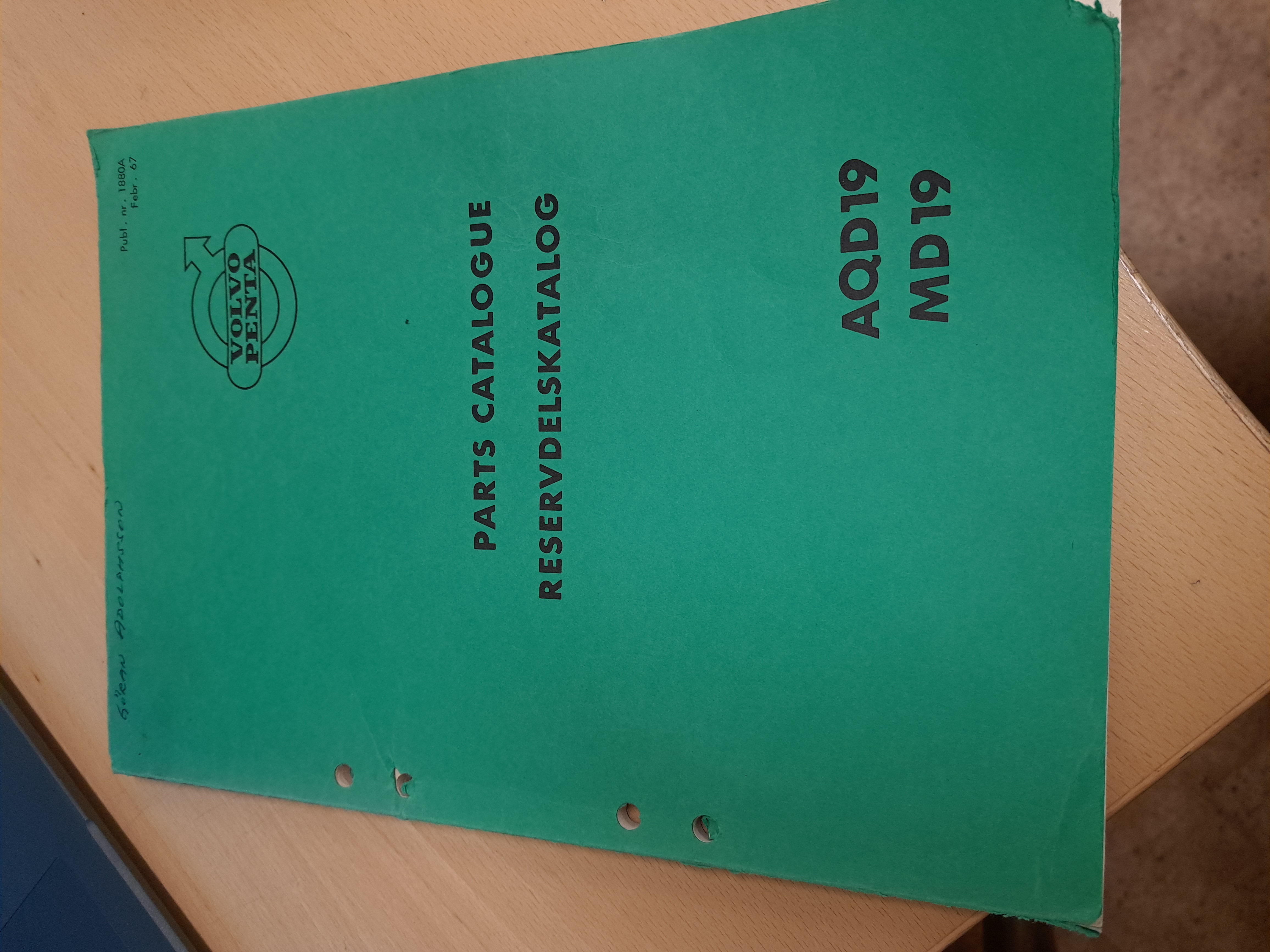 Parts catalogue