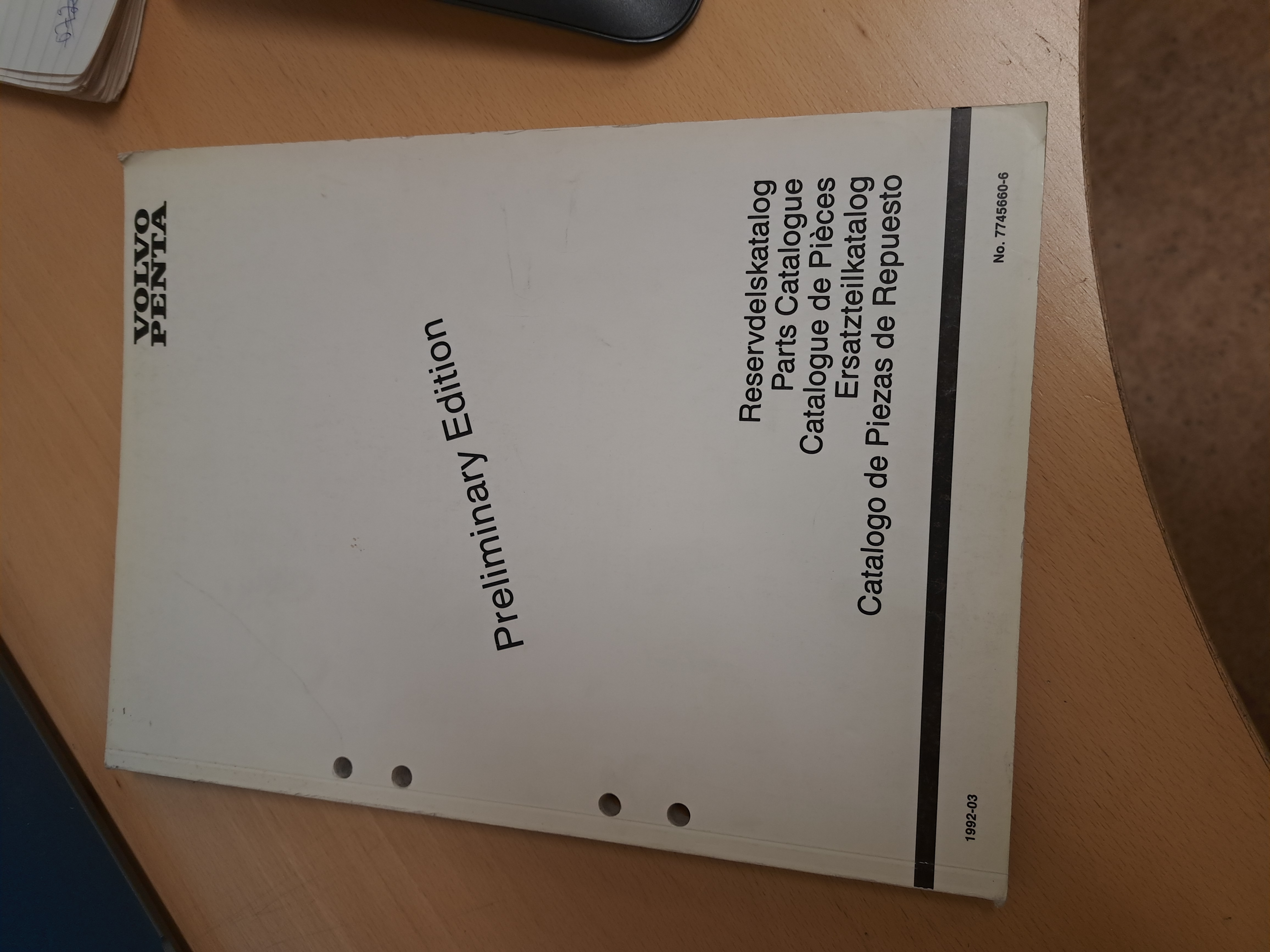 Parts catalogue