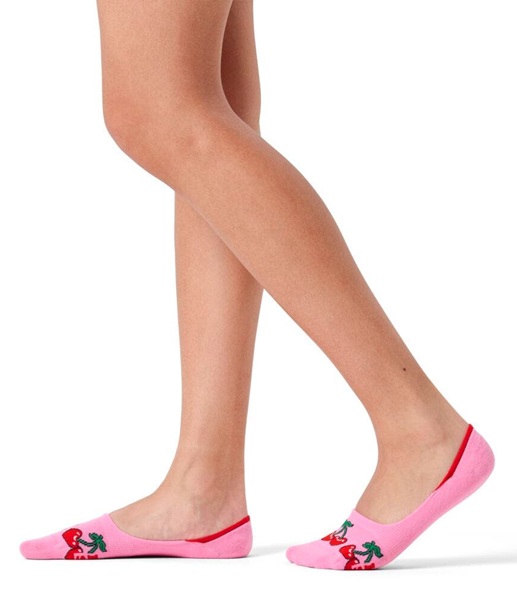 Happy Socks Cherry Heart Invisible Sock - 2