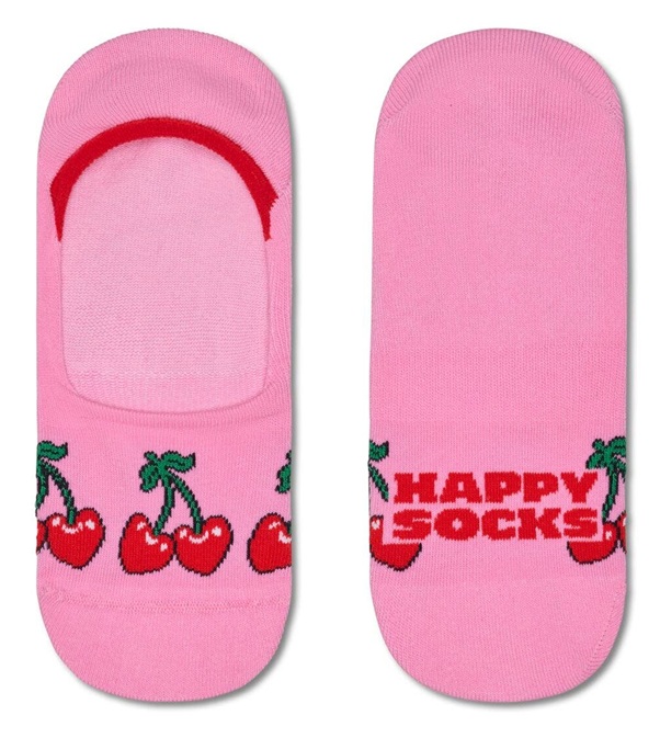 Happy Socks Cherry Heart Invisible Sock