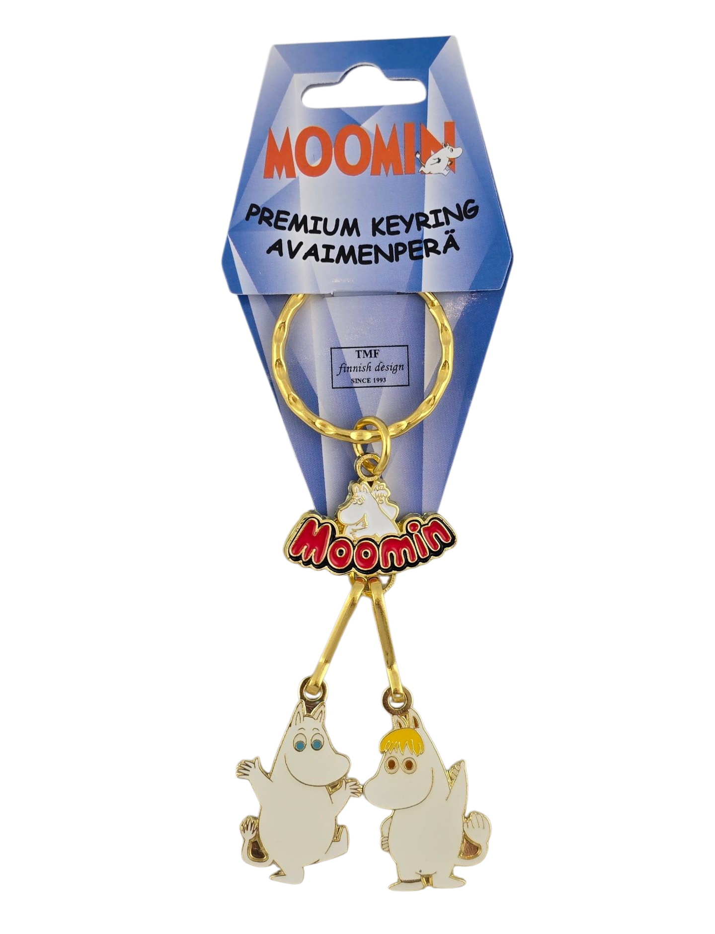 Moomin Keychain - Moomintroll & Snorkmaiden