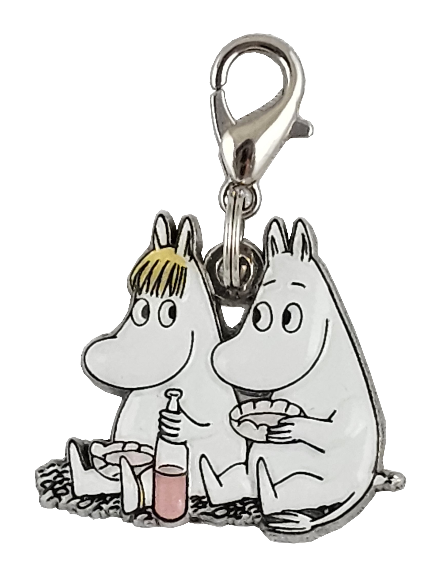 Mumin Berlock - Mumintrollet & Snorkfröken (3D)