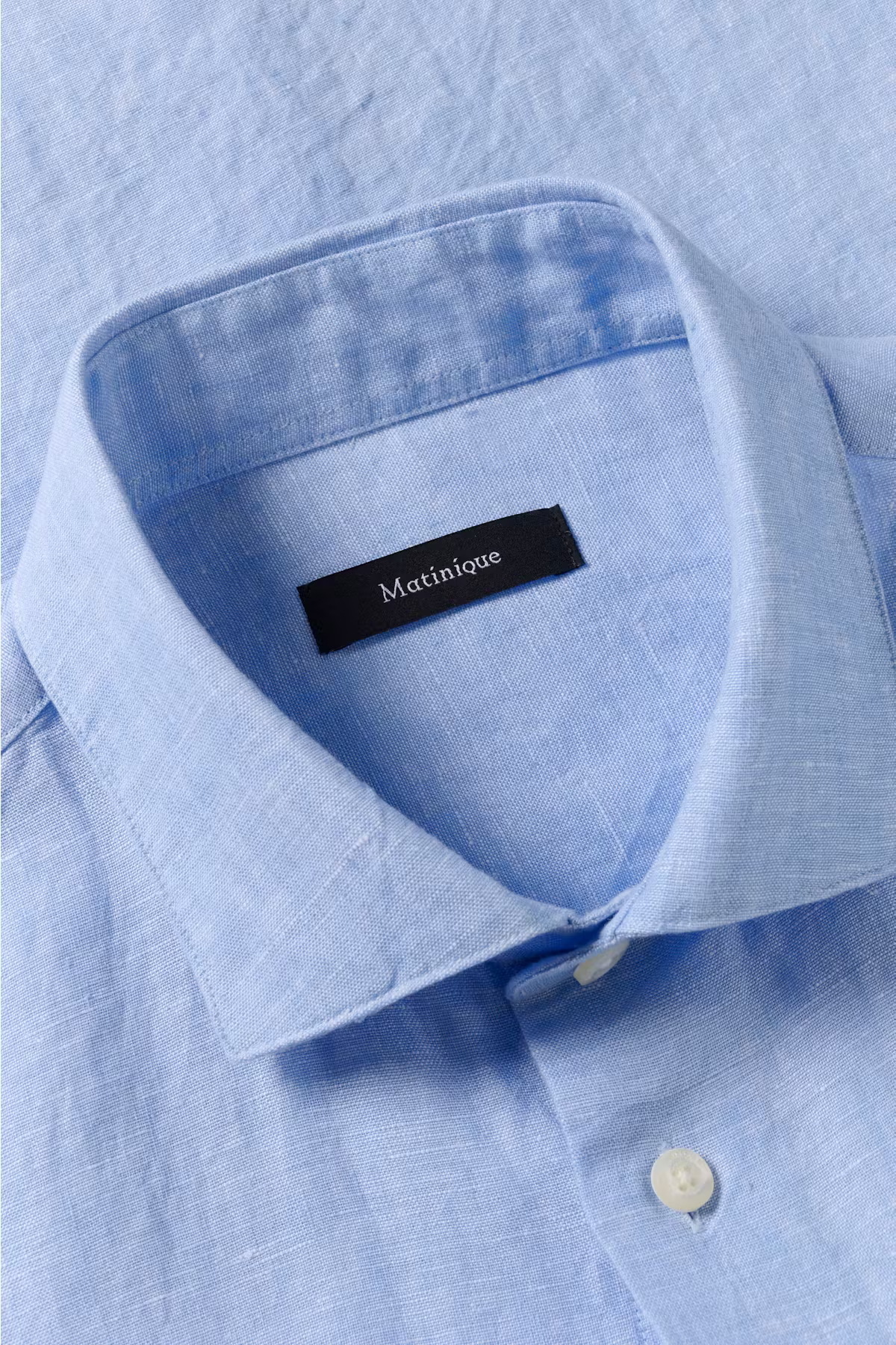 Matinique - Marc Linen Shirt - Chambray Blue - 4