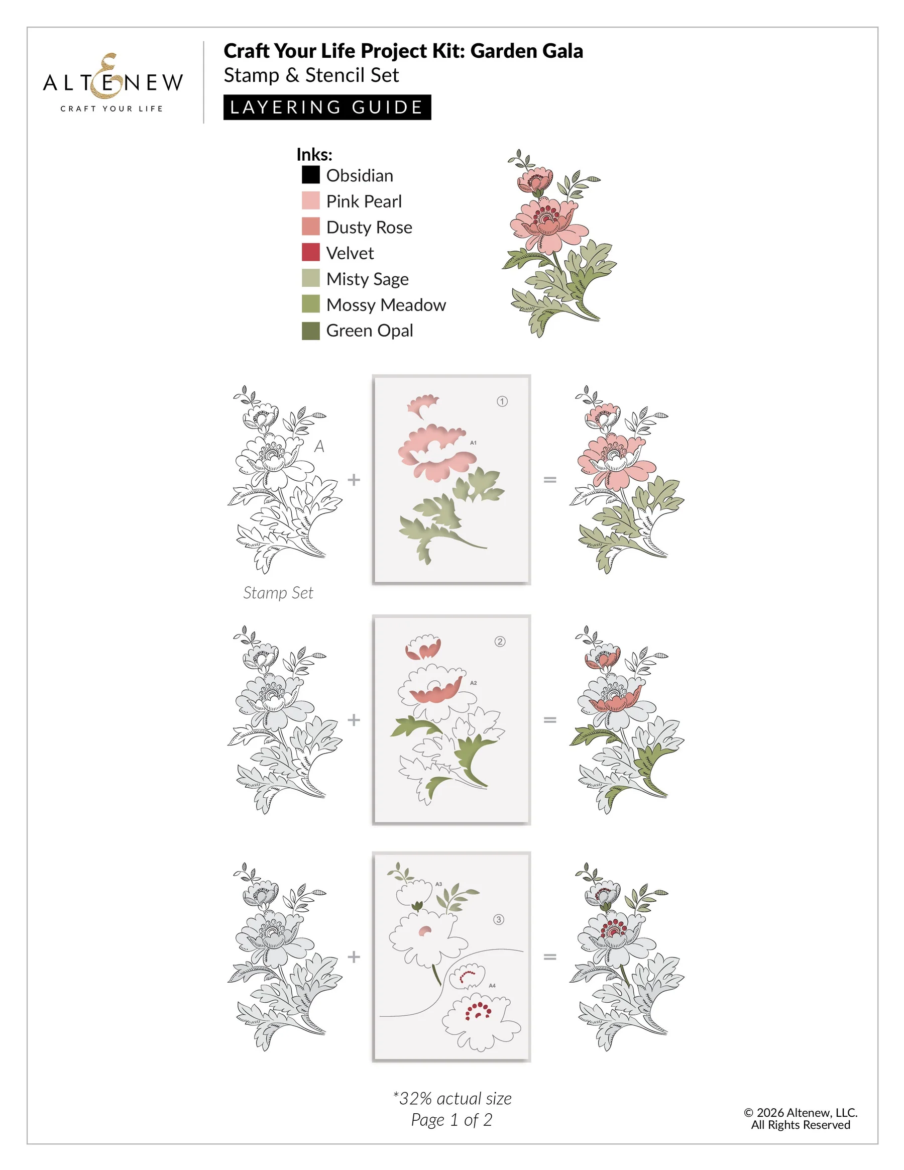 ALTENEW -Craft Your Life Project Kit: Garden Gala - 4