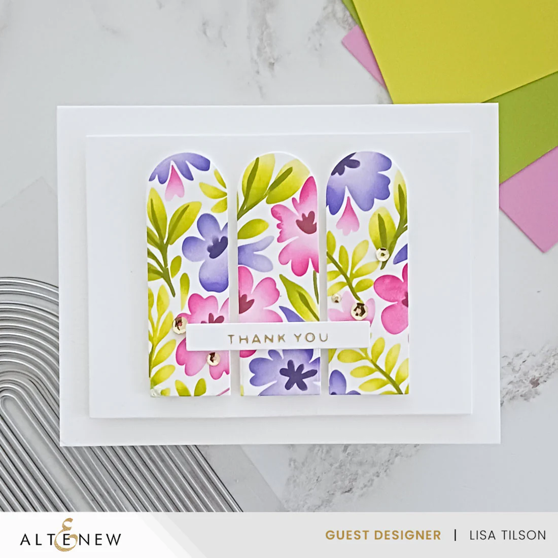 ALTENEW -Stencil Art: Styled Backgrounds Layering Stencil Set (6 in 1) - 6