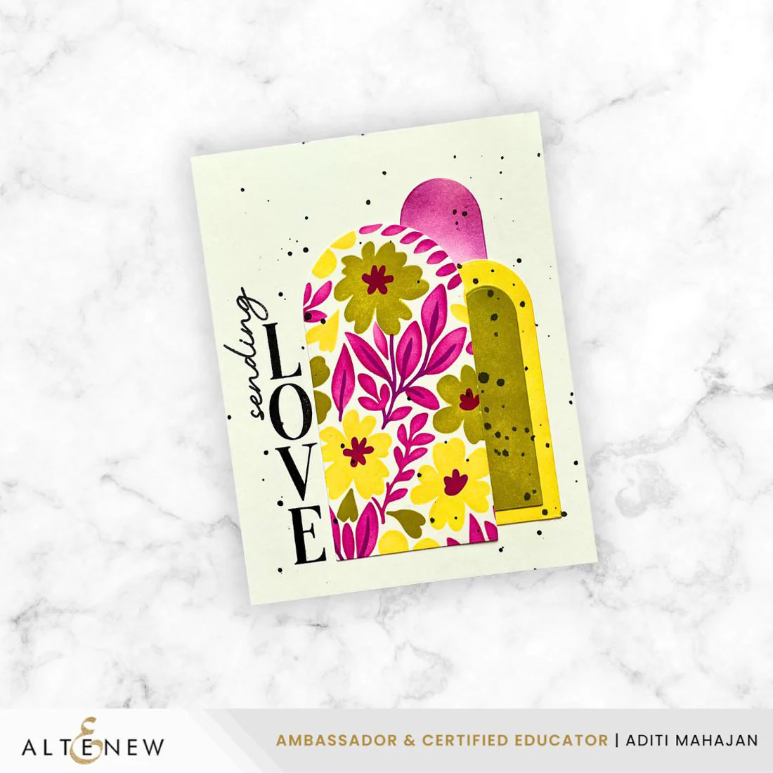 ALTENEW -Stencil Art: Styled Backgrounds Layering Stencil Set (6 in 1) - 10