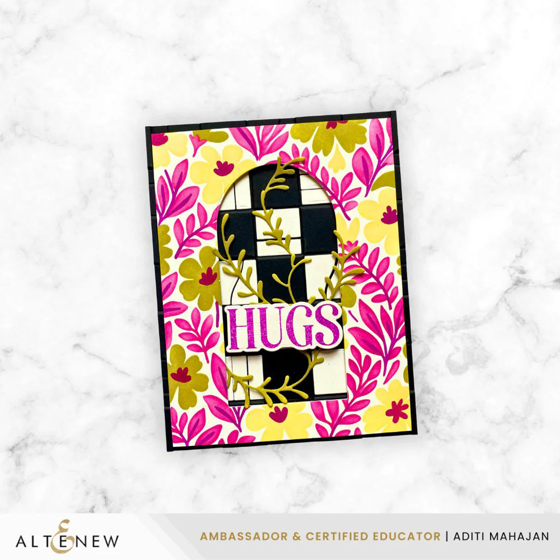 ALTENEW -Stencil Art: Styled Backgrounds Layering Stencil Set (6 in 1) - 9