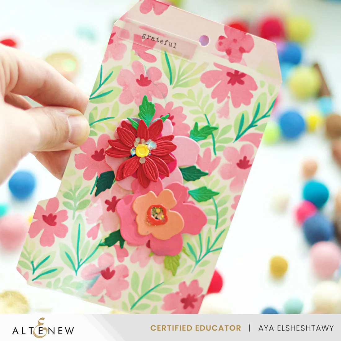 ALTENEW -Stencil Art: Styled Backgrounds Layering Stencil Set (6 in 1) - 8