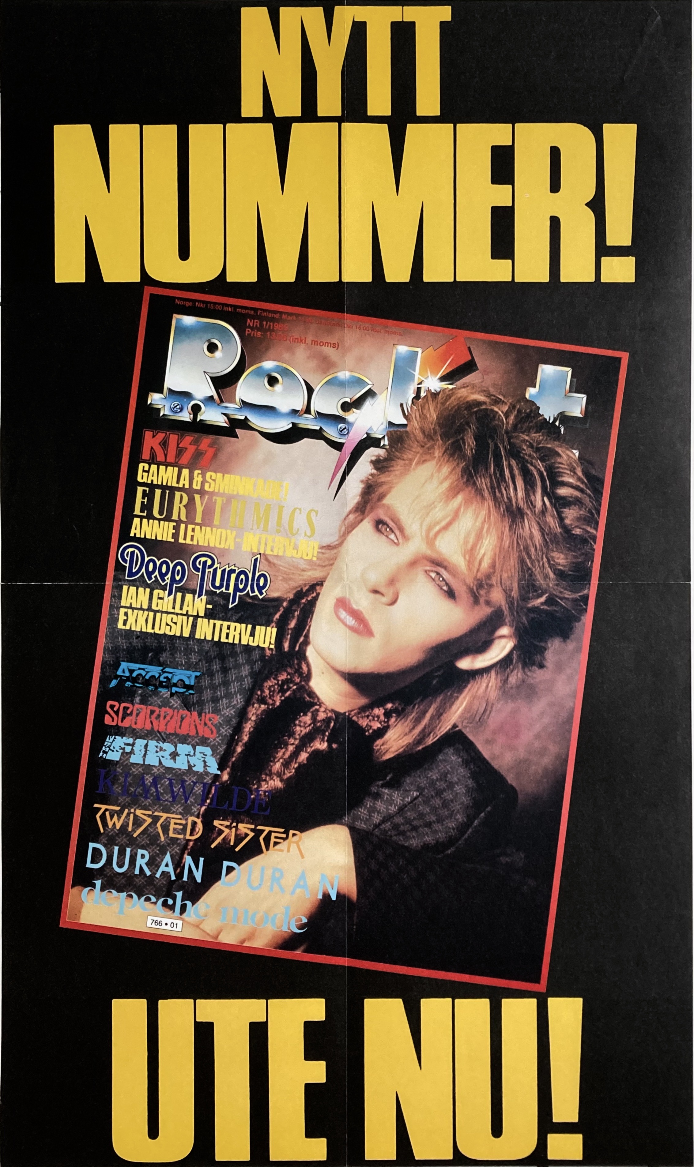 ROCKET Nr 1 - DURAN DURAN Löpsedel (1985) 